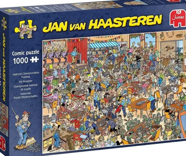 Jumbo Humour*Jan Van Haasteren - National Puzzling Championship - 1000 Piece Jigsaw Puzzle