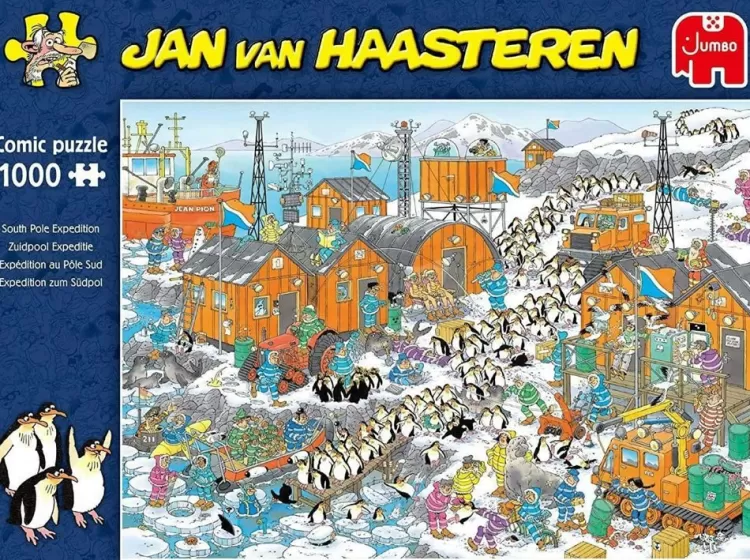 Jumbo Humour*Jan Van Haasteren - South Pole Expedition - 1000 Piece Jigsaw Puzzle