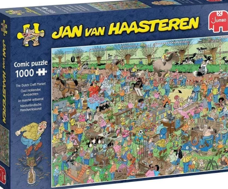 Jumbo Humour*Jan Van Haasteren - The Dutch Craft Market - 1000 Piece Jigsaw Puzzle