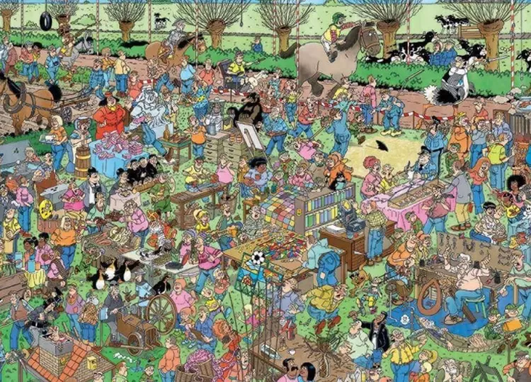 Jumbo Humour*Jan Van Haasteren - The Dutch Craft Market - 1000 Piece Jigsaw Puzzle