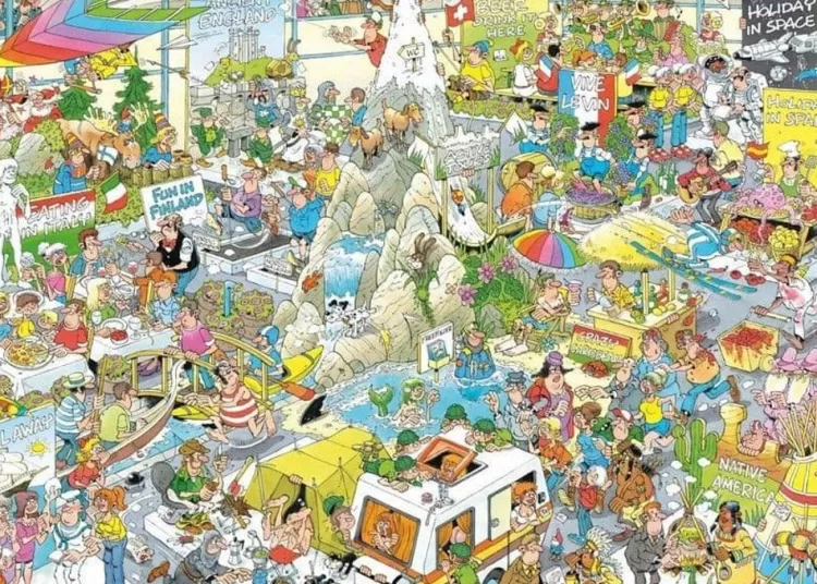 Jumbo Humour*Jan Van Haasteren - The Holiday Fair - 1000 Piece Jigsaw Puzzle