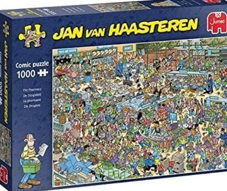 Jumbo Humour*Jan Van Haasteren - The Pharmacy - 1000 Piece Jigsaw Puzzle