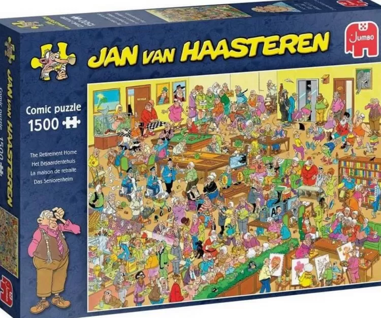 Jumbo Humour*Jan Van Haasteren - The Retirement Home -1500 Piece Jigsaw Puzzle