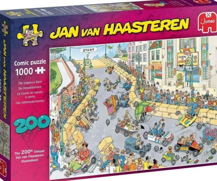 Jumbo Humour*Jan Van Haasteren - The Soapbox Race - 1000 Piece Jigsaw Puzzle