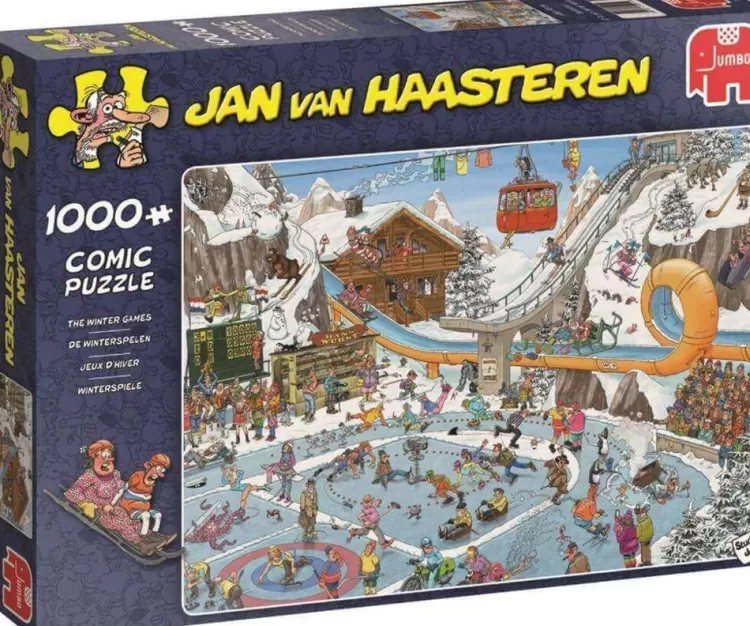 Jumbo Humour*Jan Van Haasteren - The Winter Games - 1000 Piece Jigsaw Puzzle
