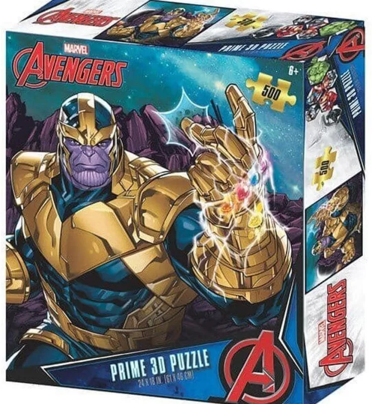 Kidicraft Sound & Screen* - Thanos 3D - 500 Piece Jigsaw Puzzle