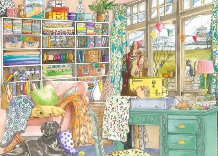 Otter House Pastimes* - Busy Crafting - 1000 Piece Jigsaw Puzzle