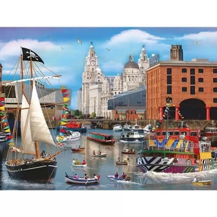 Otter House Locations & Buildings* - Dockside - 1000 Piece Jigsaw Puzzle
