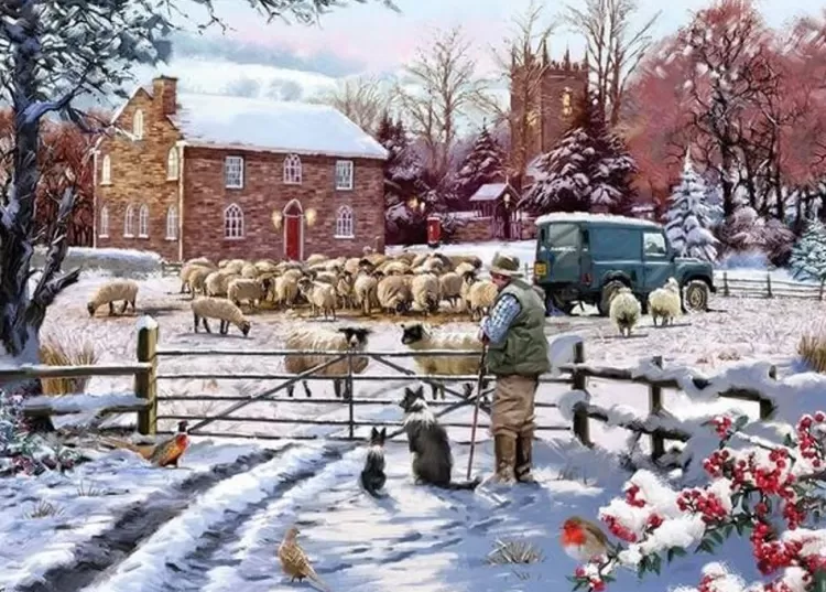 Otter House Farming* - Home Farm - 1000 Piece Jigsaw Puzzle