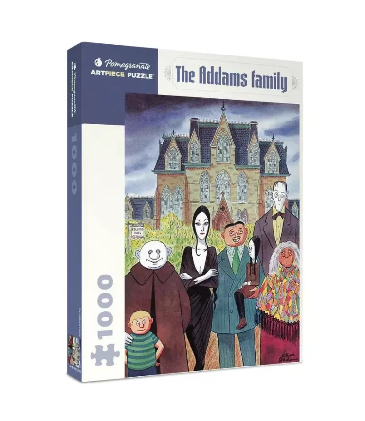 Pomegranate Sound & Screen* - Charles Addams - The Addams Family - 1000 Piece Jigsaw Puzzle