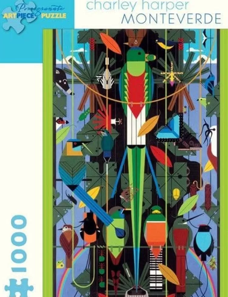 Pomegranate Art* - Charley Harper - Monteverde - 1000 Piece Jigsaw Puzzle