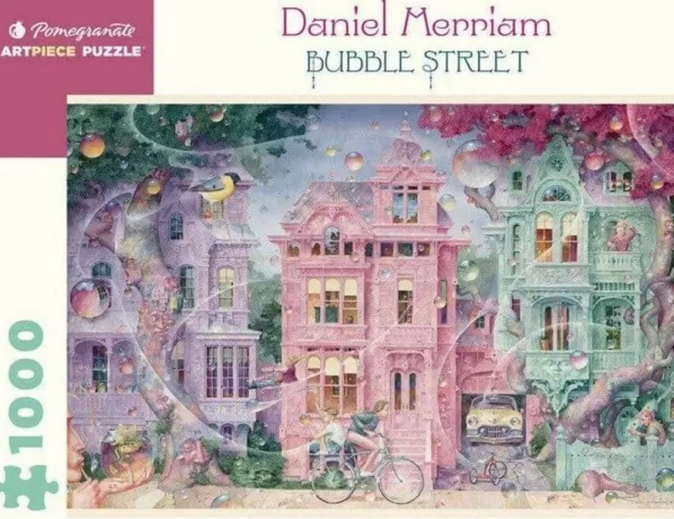 Pomegranate Locations & Buildings* - Daniel Merriam - Bubble Street - 1000 Piece Jigsaw Puzzle