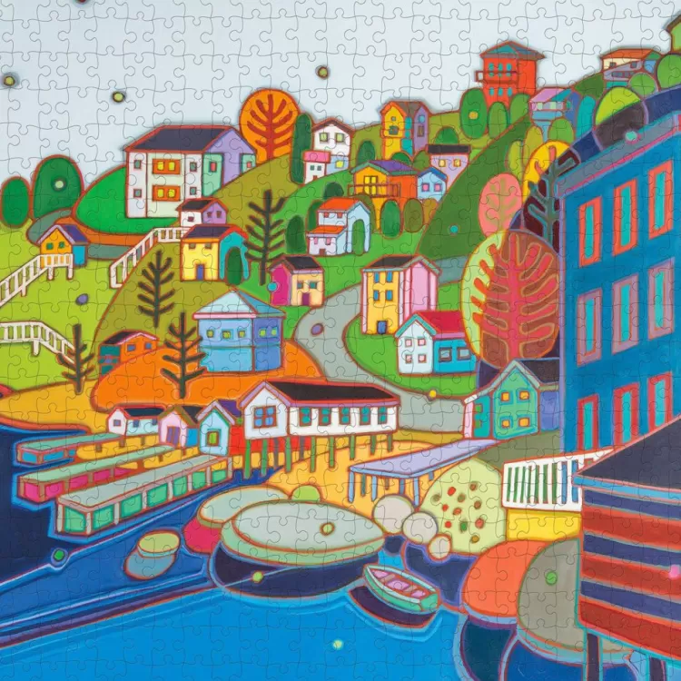 Pomegranate Locations & Buildings* - Darlene Kulig - Jelly Bean Hill - 500 Pieces