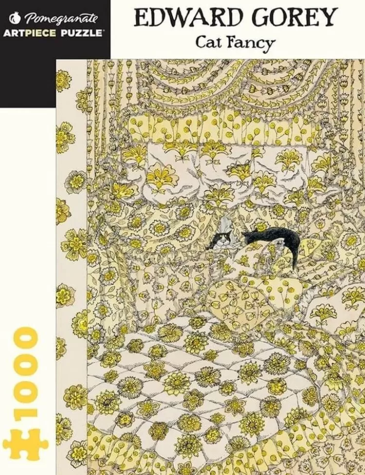 Pomegranate Art* - Edward Gorey - Cat Fancy - 1000 Piece Jigsaw Puzzle