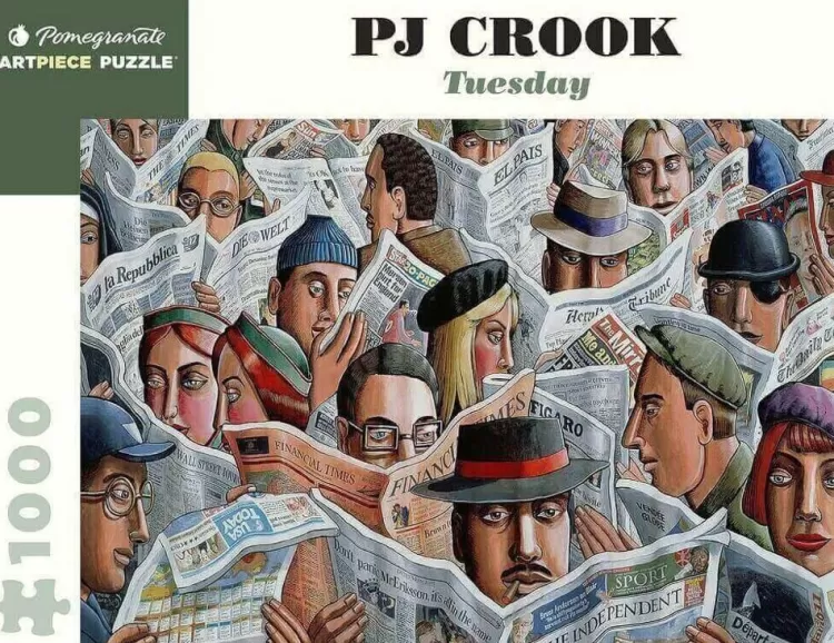 Pomegranate Pastimes* - Pj Crook - Tuesday - 1000 Piece Jigsaw Puzzle