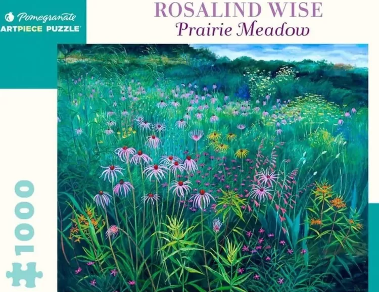 Pomegranate Flowers & Gardens* - Rosalind Wise - Prairie Meadow - 1000 Piece Jigsaw Puzzle