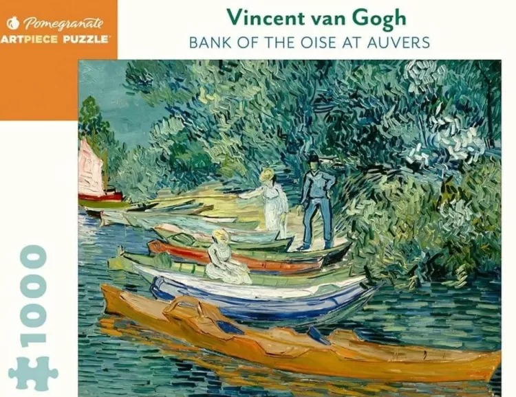 Pomegranate Pastimes* - Van Gogh Bank Of The Oise At Auvers - 1000 Piece Jigsaw Puzzle
