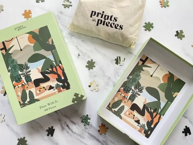 Prints in Pieces Pastimes* - Flow With It - 500 Piece Jigsaw Puzzle