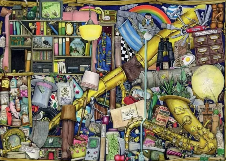Ravensburger Locations & Buildings* - Colin Thompson - Grandad'S Locker - 1000 Piece Jigsaw Puzzle