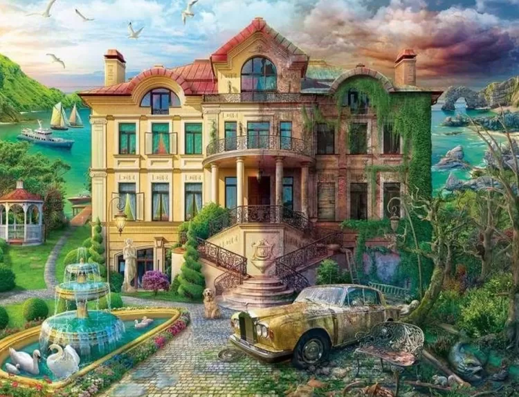 Ravensburger Locations & Buildings* - Cove Manor Echoes - 2000 Piece Jigsaw Puzzle