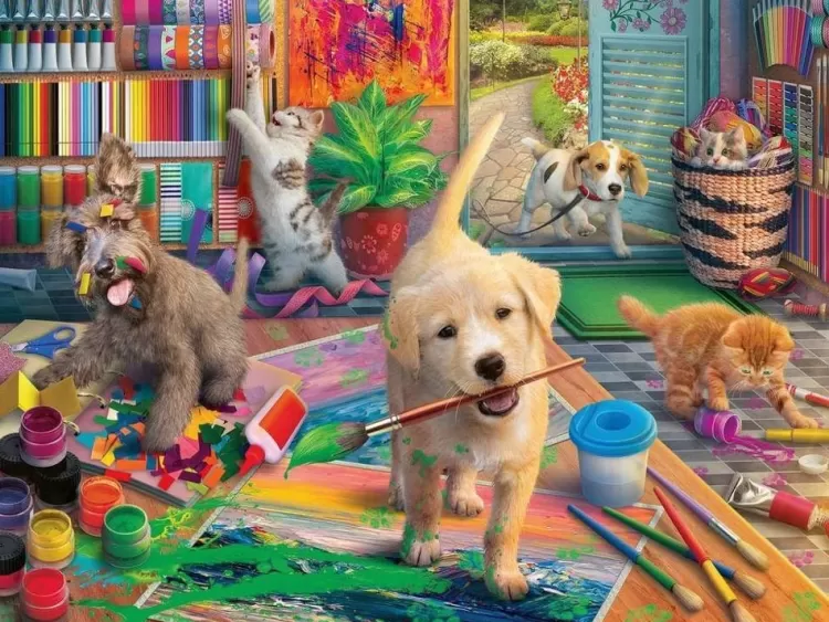 Ravensburger Pastimes* - Cute Crafters - 750Xl Piece Jigsaw Puzzle