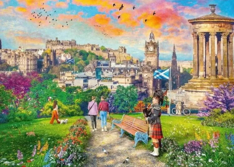 Ravensburger Locations & Buildings* - Edinburgh Romance - 1000 Piece Jigsaw Puzzle