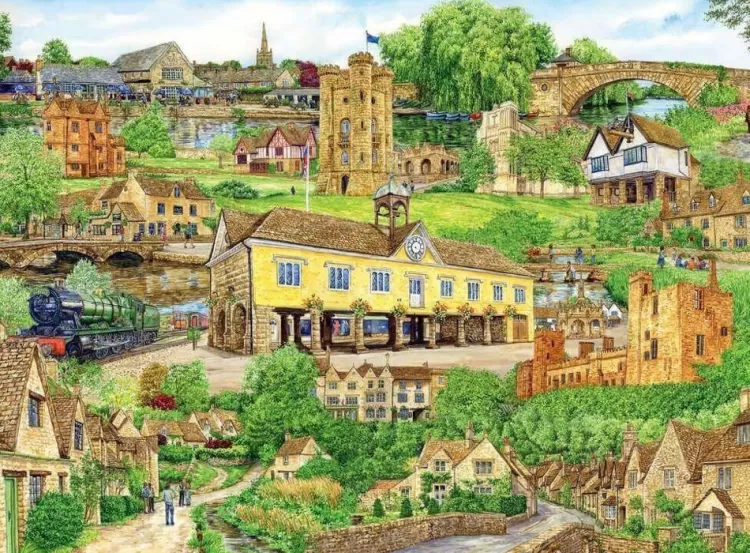 Ravensburger Locations & Buildings* - Escape To The Cotswold - 500 Piece Jigsaw Puzzle
