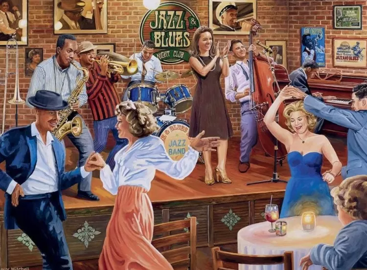 Ravensburger Pastimes* - Jumpin Jive! - 500 Piece Jigsaw Puzzle