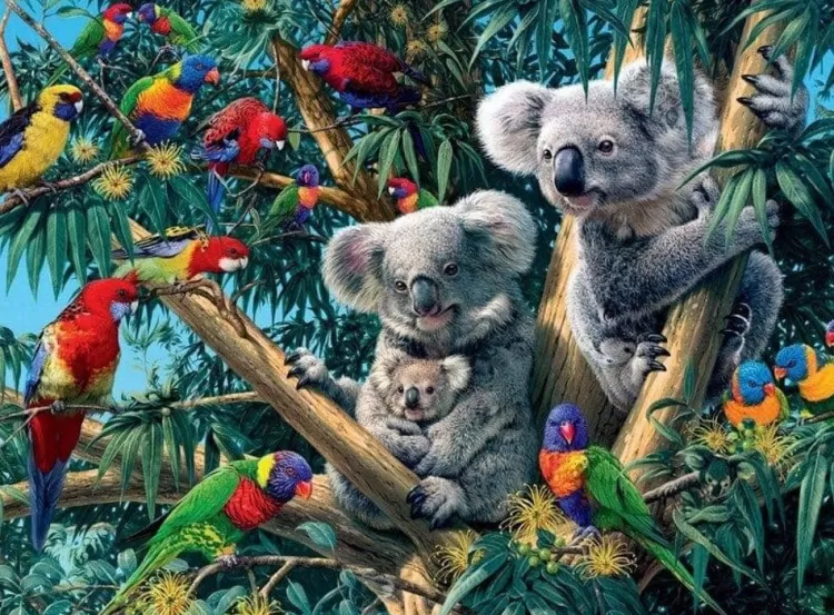 Ravensburger Animals & Wildlife* - Koalas In A Tree - 500 Piece Jigsaw Puzzle