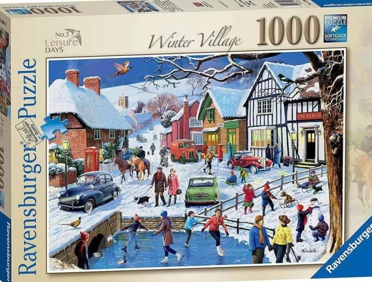 Ravensburger Pastimes* - Leisure Days No 3 The Winter Village - 1000 Piece Jigsaw Puzzle