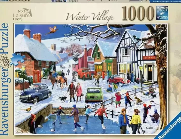 Ravensburger Pastimes* - Leisure Days No 3 The Winter Village - 1000 Piece Jigsaw Puzzle