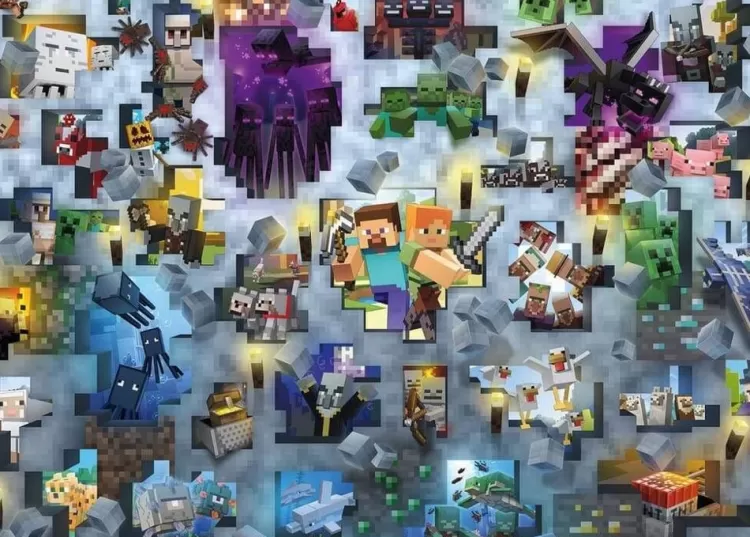 Ravensburger Sound & Screen* - Minecraft Mobs - 1000 Piece Jigsaw Puzzle