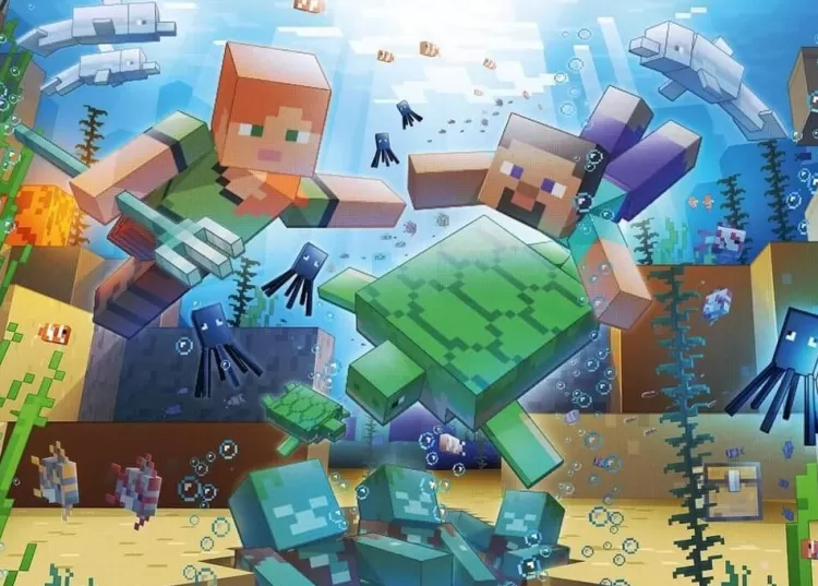 Ravensburger Sound & Screen* - Minecraft Mosaic - 1000 Piece Jigsaw Puzzle