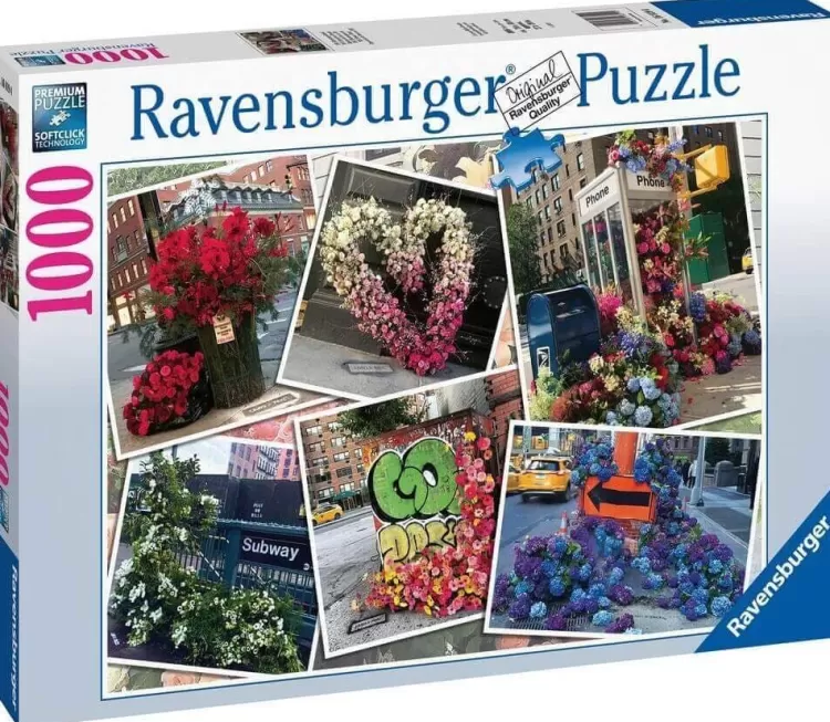 Ravensburger Locations & Buildings* - Nyc Flower Flash - 1000 Piece Jigsaw Puzzle