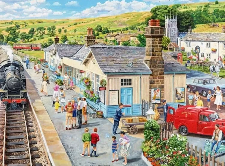 Ravensburger Cottages* - The Country Station - 100Xxl Piece Jigsaw Puzzle