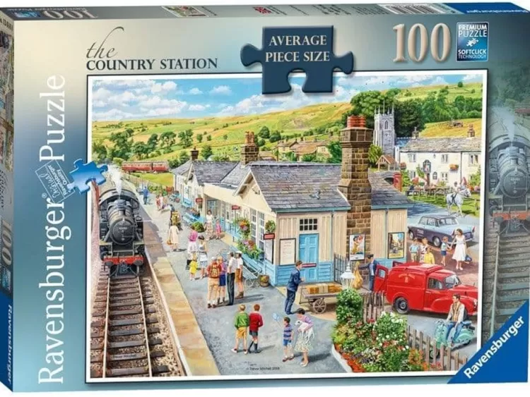 Ravensburger Cottages* - The Country Station - 100Xxl Piece Jigsaw Puzzle