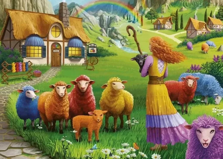 Ravensburger Animals & Wildlife* - The Happy Sheep Yarn Shop - 1000 Piece Jigsaw Puzzle