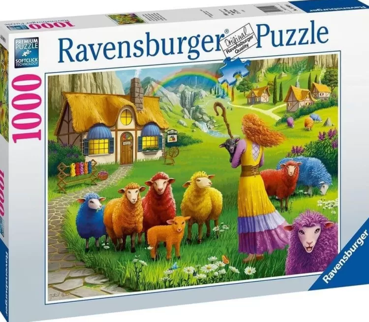 Ravensburger Animals & Wildlife* - The Happy Sheep Yarn Shop - 1000 Piece Jigsaw Puzzle