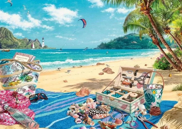 Ravensburger Pastimes* - The Shell Collector - 1000 Piece Jigsaw Puzzle