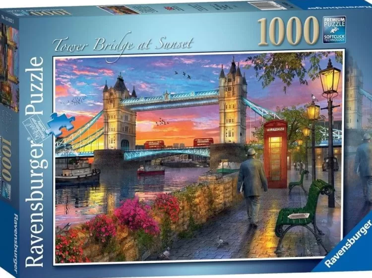 Ravensburger Locations & Buildings* - Tower Bridge At Sunset - 1000 Piece Jigsaw Puzzle