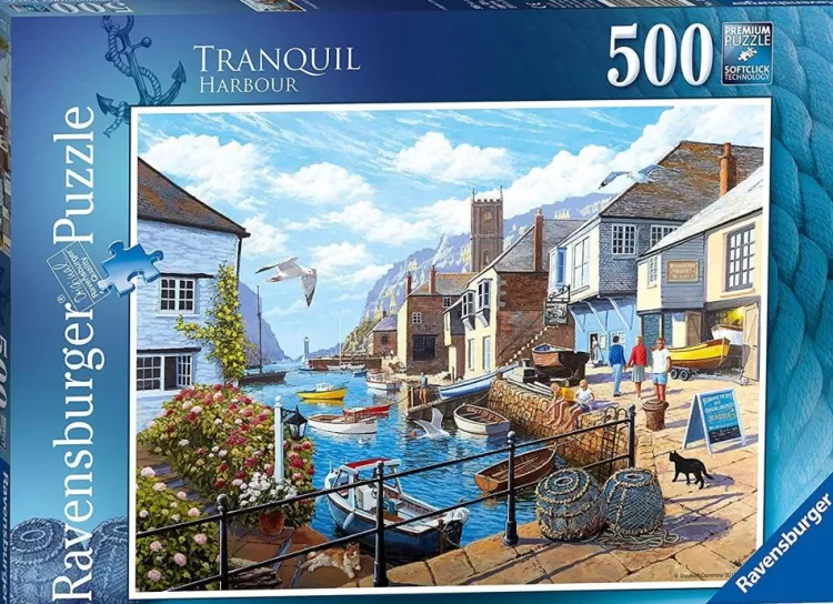 Ravensburger Locations & Buildings* - Tranquil Harbour - 500 Piece Jigsaw Puzzle