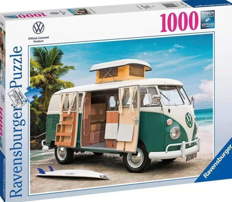 Ravensburger Trains & Transport* - Volkswagen T1 Camper Van - 1000 Piece Jigsaw Puzzle