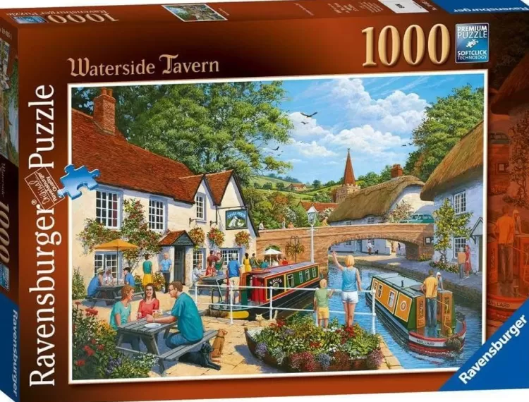 Ravensburger Pastimes* - Waterside Tavern - 1000 Piece Jigsaw Puzzle