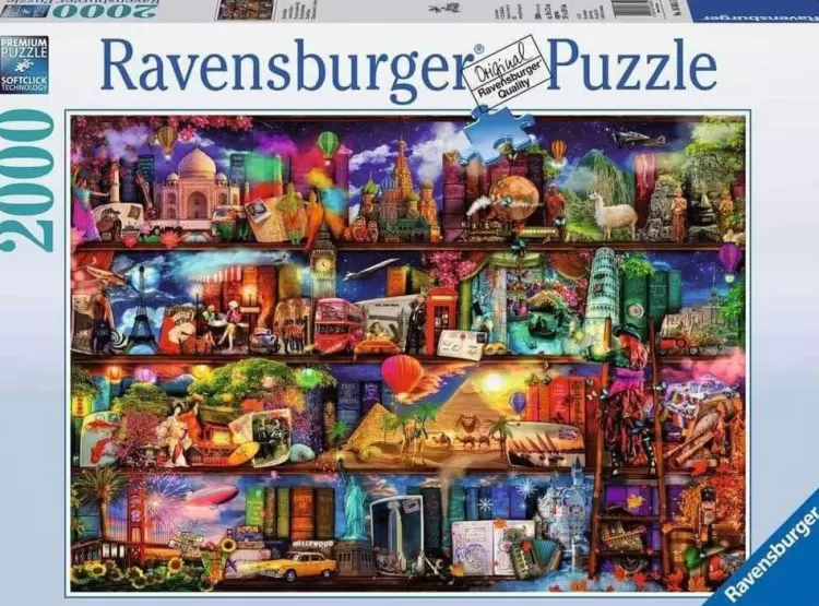 Ravensburger Pastimes* - World Of Books - 2000 Piece Jigsaw Puzzle