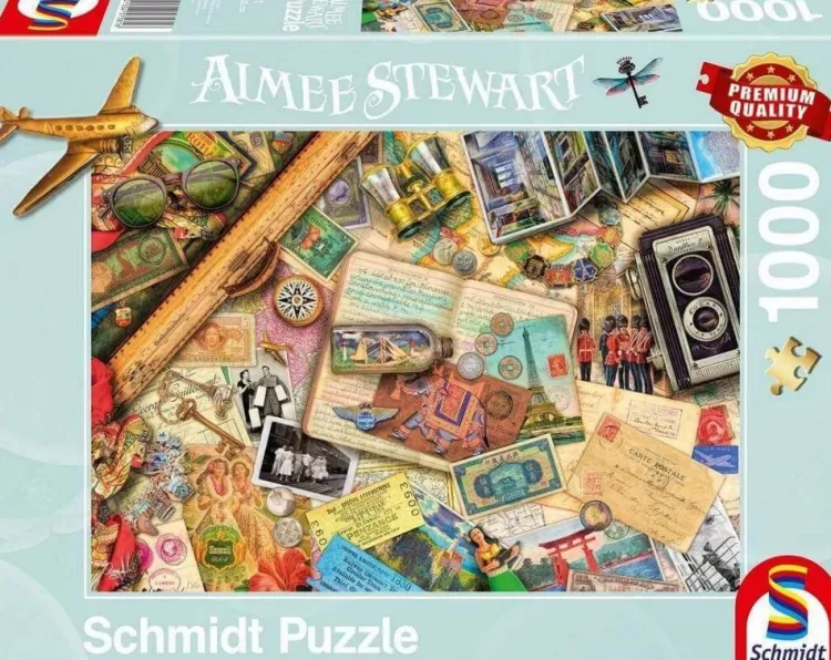Schmidt Pastimes* - Aimee Stewart - Travel Memories - 1000 Piece Jigsaw Puzzle