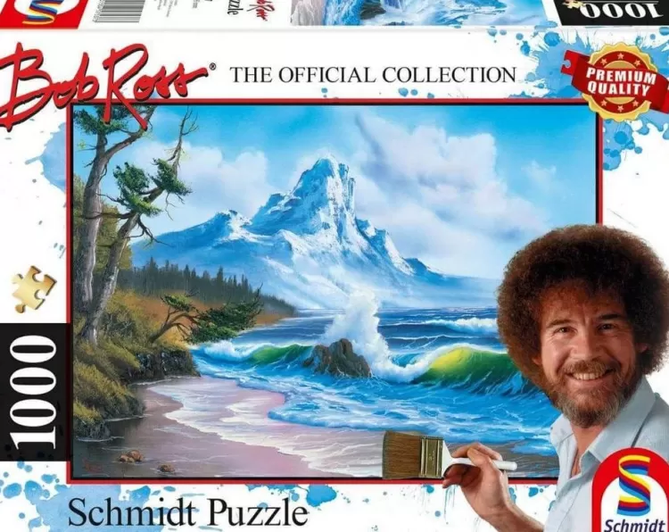 Schmidt Landscape* - Bob Ross - Mountain By The Sea - 1000 Piece Jigsaw Puzzle