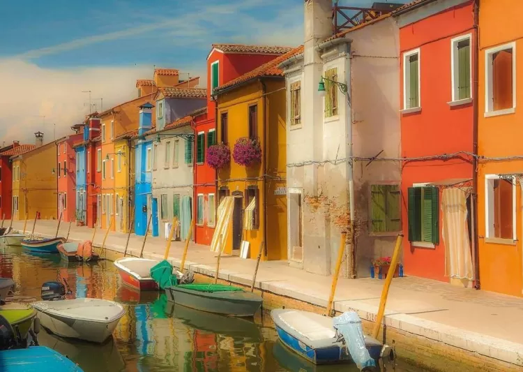 Schmidt Locations & Buildings* - Bright Houses Of Burano - 1000 Piece Jigsaw Puzzle