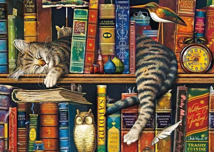 Schmidt Animals & Wildlife* - Charles Wysocki - Frederick The Literate - 1000 Piece Jigsaw Puzzle