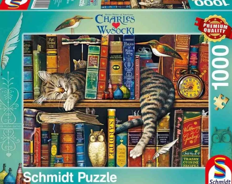 Schmidt Animals & Wildlife* - Charles Wysocki - Frederick The Literate - 1000 Piece Jigsaw Puzzle