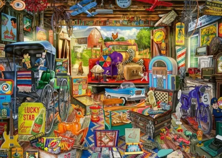 Schmidt Pastimes* - Garage Car Boot Sale - 500 Piece Jigsaw Puzzle